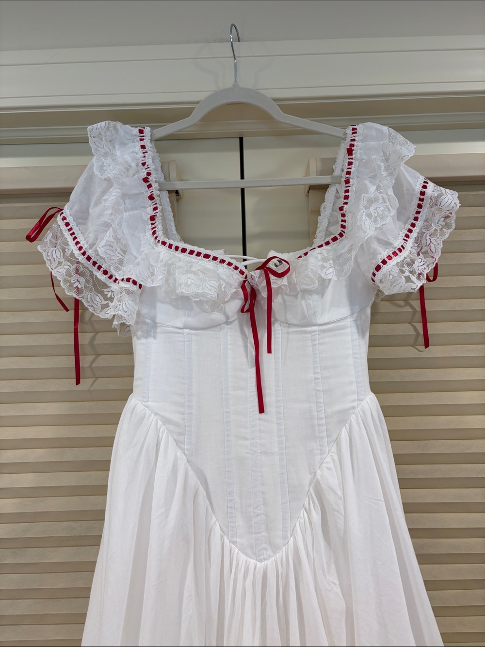 NWOT Selkie The Heathcliff Cupid Dress in White, Size S - Picture 8 of 15